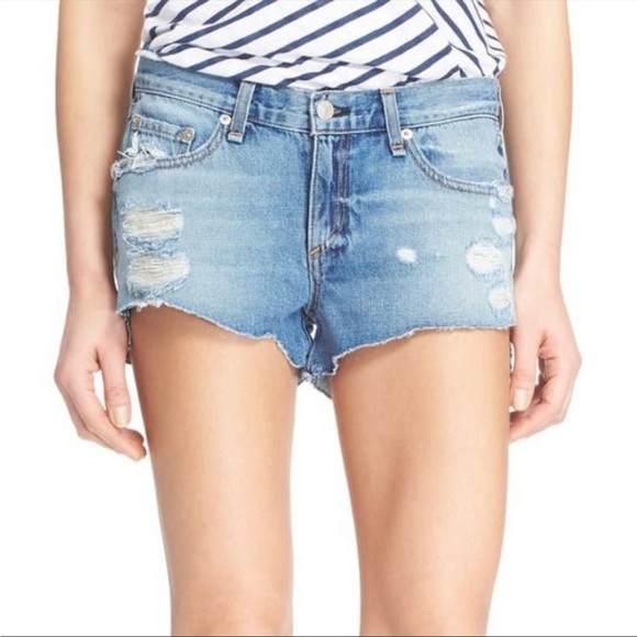 Rag & Bone super distressed shorts size 27 - Picture 1 of 14